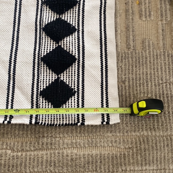 Black and White Rug - Picture 2 of 5